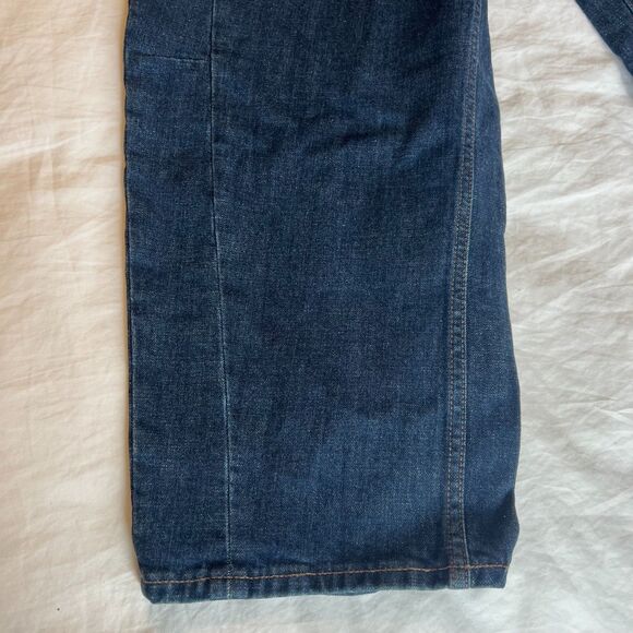 Old Navy Women's High-Waisted Barrel Ankle Jeans dark wash size 14 - Picture 6 of 14
